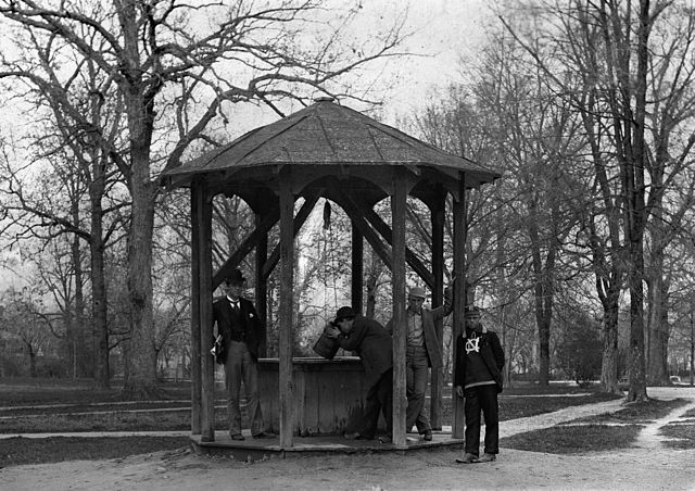 An old well in 1892.