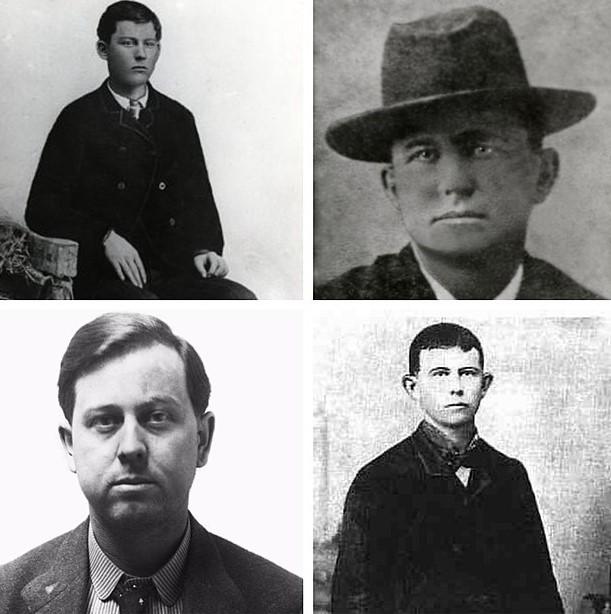Robbers Jesse James and James-Younger Gang