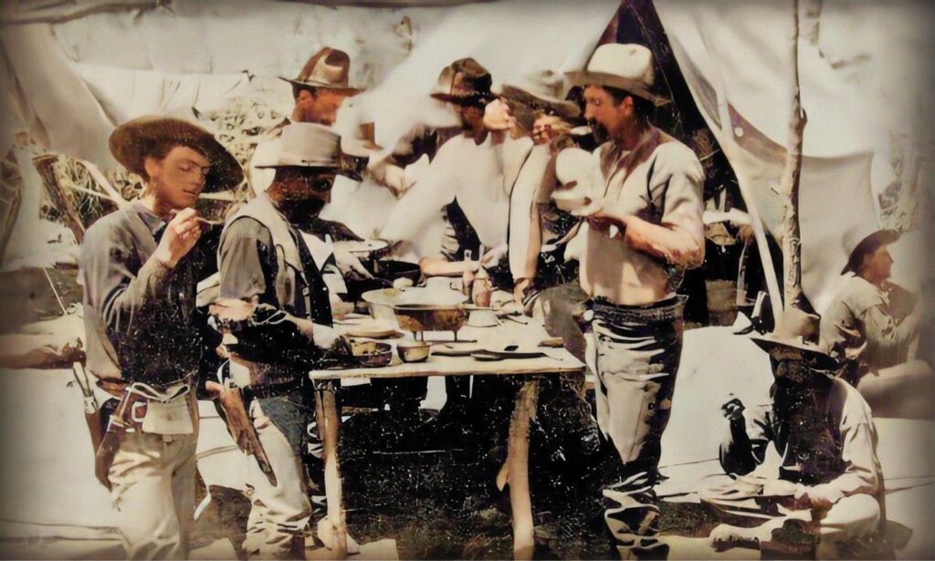 The Texas Rangers sharing meals