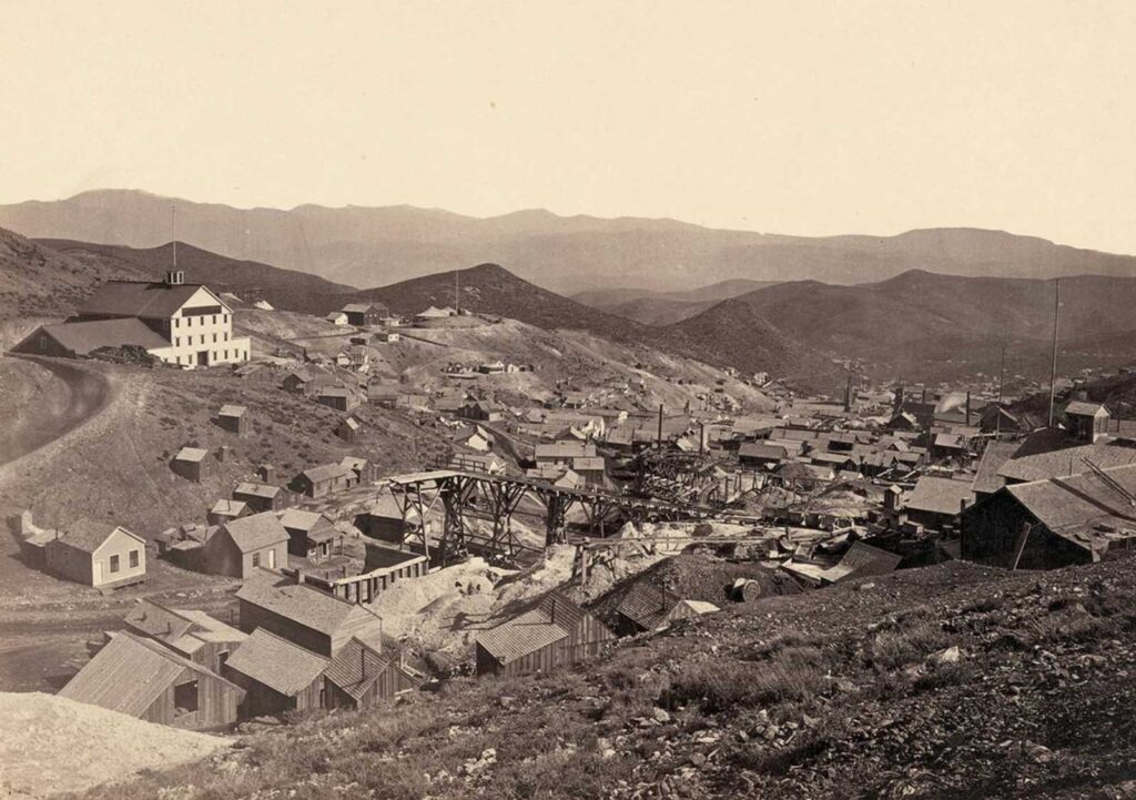 The mining town of Gold Hill