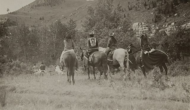 Soldiers in horses