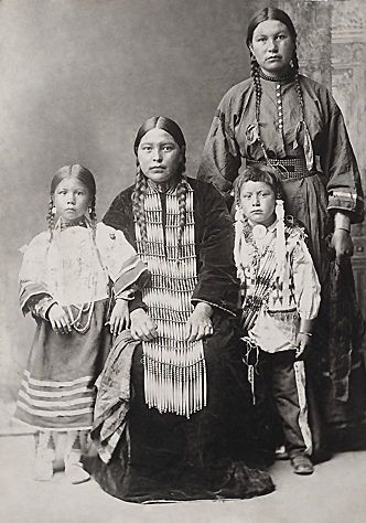 Woman and Children of the tribe