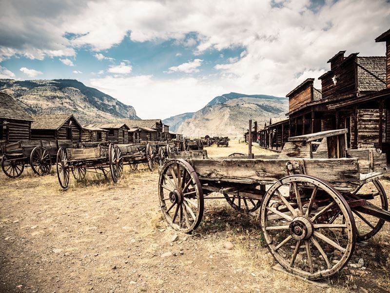 The old west
