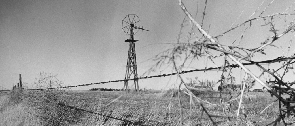 barbed wire on a privatized land