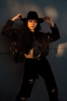 image 1721561528 0 | Black Felt Cowboy Hat